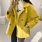 Double-breasted Dumble Jacket Yellow - One Size
