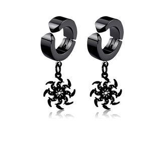 Stainless Steel Cuff Dangle Earring (various Designs)