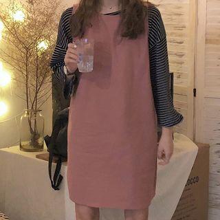 Long-sleeve T-shirt / Sleeveless A-line Dress