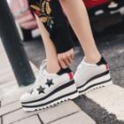 Star Platform Lace-up Shoes