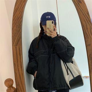 Oversize Padded Coat Black - One Size