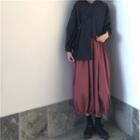 Hooded Shirt / Maxi Skirt