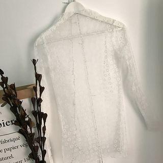 Heart Lace Sheer Top