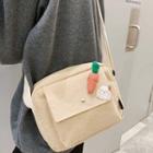 Plain Print Backpack