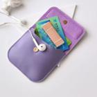 Two-tone Faux Leather Coin Purse
