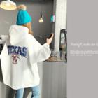 Texas Lettered Oversized Hoodie