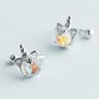 925 Sterling Silver Unicorn Ear Cuff 1 Pair - S925 Silver - Silver - One Size
