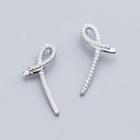 925 Sterling Silver Curve Earring