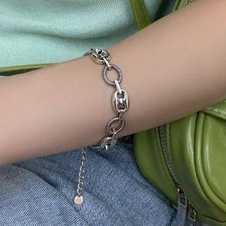 Alloy Bracelet Sl0500 - Silver - One Size