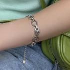 Alloy Bracelet Sl0500 - Silver - One Size