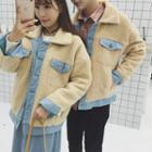 Couple Matching Fleece Panel Jacket
