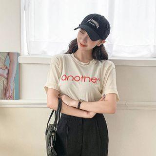 Another Round-neck Cotton T-shirt