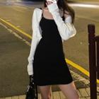 Round-neck Cropped Cardigan