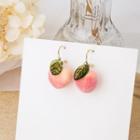 Peach Dangle Earring 1 Pair - E3299 - As Shown In Figure - One Size
