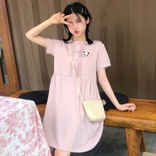 Short-sleeve Panda Dress