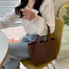 Canvas Lunch Bag Brown - One Size