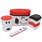 Snoopy Face Thermal Lunch Box Set