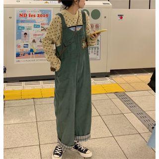 Crew-neck Sweater / Bear Embroidered Jumper Pants