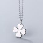 925 Sterling Silver Clover Pendant Necklace S925 Sterling Silver Pendant Necklace - One Size