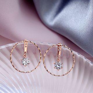 Hoop Jeweled Ear Stud