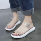 Clear Ankle Strap Sandals
