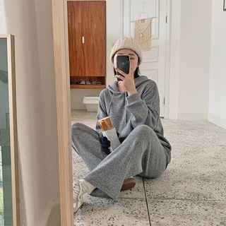 Hoodie & Pants Knit Lounge Set
