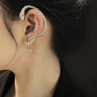 Snake Ear Cuff 1 Pc - Left - Silver - One Size
