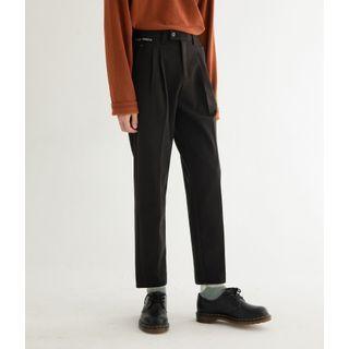Straight-leg Lettering Pants