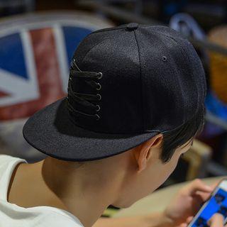 Lace Up Baseball Cap