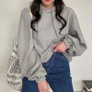 Oversized Cropped Hoodie