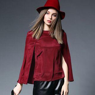 Set: Silk Tank Top + Cape