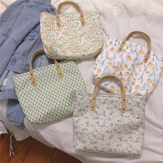 Print Cotton Tote Bag