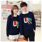 Couple Matching Printed Sweater