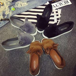 Fluffy Animal Flats