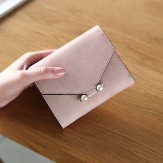 Faux Pearl Wallet