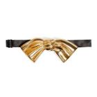 Bow Ceramic Bow Tie Wooden Box Set - Gold - One Size