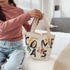 Printed Bucket Bag White - One Size