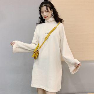 Mock Neck Pullover Dress