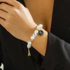 Faux Pearl Bracelet 0097 - Gold - One Size