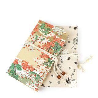 Print Fabric Rolling Makeup Brush Case