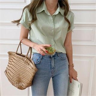 Short-sleeve Pastel Shirt