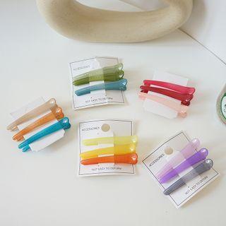 Set Of 3 : Plastic Hair Clip