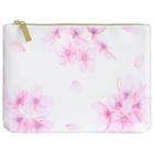 Pink Flower-print Pouch 1 Pc