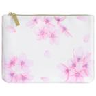 Pink Flower-print Pouch 1 Pc