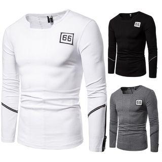 Long-sleeve Numbering Top