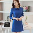 Peter Pan Collar Long Sleeve Dress