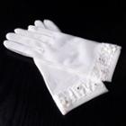Wedding Floral Gloves As Shown In Figure - One Size