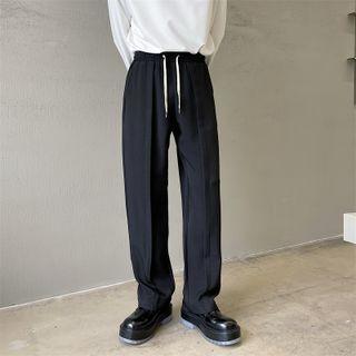 Drawstring Loose Fit Dress Pants