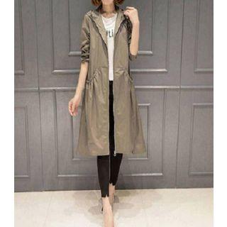 Hood Trench Coat