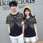 Couple Matching Short-sleeve Printed T-shirt